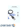 Дата кабель USB 2.0 AM to Micro 5P 0.5m 2A US289 black Ugreen (60135)