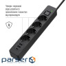 Мережевий фільтр COLORWAY CW-CHE432PDB Black, 4 розетки, 1xUSB-C, 2xUSB, 2м