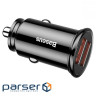 Зарядний пристрій Baseus Circular Plastic А+А 30W 2 USB Black (CCALL-YD01)