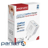 Зарядний пристрій Promate powerport-45 2xUSB-C PD + USB-A QC 45W White (powerport-45.white)