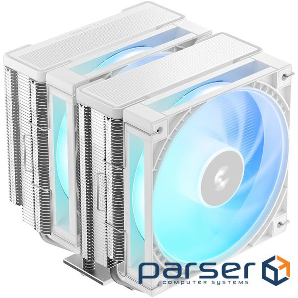 Кулер процессорный DeepCool AG620 G2 WH ARGB (R-AG620-WHAMMG2-G), Intel: 1851/1700, AMD: AM5/AM4, 12