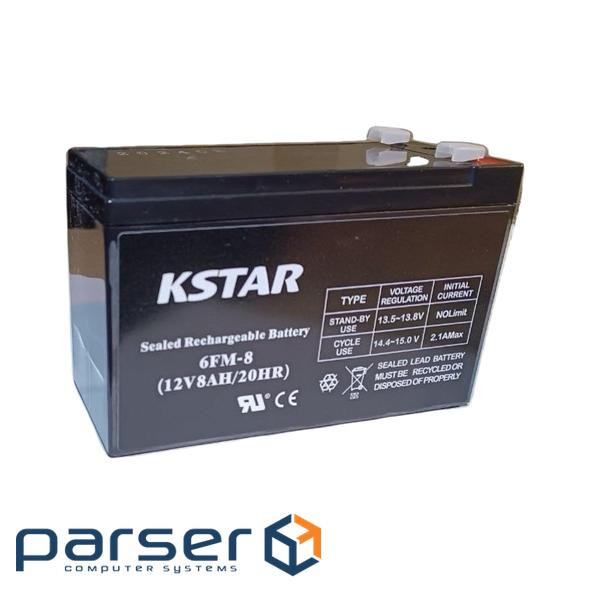 Аккумуляторная батарея KSTAR 12V 8.0AH (6-FM-8) AGM