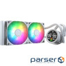 Система водяного охлаждения AeroCool Abyss L240R Digi White (ACLA-AD24117.21), Intel: 1851/1700/1200