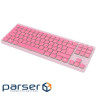 CANYON Keyboard OnType 10 Low Profile EN Wired Pink (CNS-HKB10P)