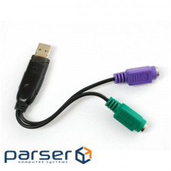 Adapter Dynamode USB 1.1 A Male - 2*PS/2 (USB to PS/2)