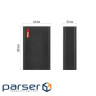 Батарея універсальна EMOS 20000mAh NTBF20, 65W, Pass-through, black (B0560B)