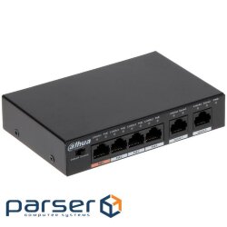 Network switch Cisco SG350X-48-K9-EU Тип - управляемый 3-го уровня, форм-фактор - в стойку, количество портов - 54, порты - SFP+, Gigabit Ethernet, комбинированный, возможность удаленного управления - управляемый, коммутационная способность - 176 Гбит/ с, размер таблицы МАС-адресов - 64000 Кб, корпус - Металический, 48x10/ 100/ 1000TX, 2хSFP+ Dahua PFS3006-4ET-60 (DH-PFS3006-4ET-60)