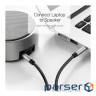 Кабель мультимедійний 3.5mm M to 3.5mm M 3.0m AV119 black Ugreen (10736) (90401957)