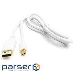 Кабель POWERPLANT DisplayPort - Mini DisplayPort 1м White (CA911868)