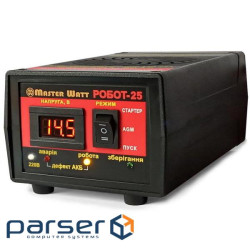 Інтелектуальне ЗУ РОБОТ-25 пуско-зарядне для акумулятора 12V(2-400Ah) (MF, WET, AGM, G (MW-ROBOT-25) 12V(2-400Ah) (MF, WET, AGM, G (MW-ROBOT-25)