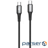Кабель Proove WireX Type-C to Type-C 60W (2m) black (CCWX60002221)