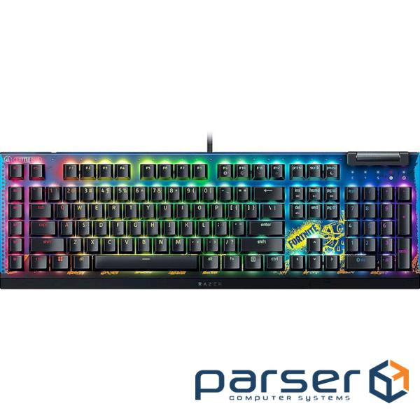 Клавіатура RAZER BlackWidow V4 X Yellow Switch Fortnite Edition (RZ03-04703600-R3M1)