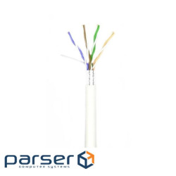 Кабель витая пара FTP 5е OK-Net КПВЭ-ВП (100) FTP, CAT5е, 4х2х0.48, бухта 305м (49577) (ОК49577)
