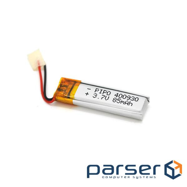 Літій-полімерний акумулятор 4*09*30mm (Li-ion 3.7В 85мА&middot,ч) (400930)