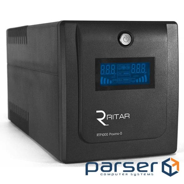 Джерело безперебійного живлення Ritar RTP1000 (600W) Proxima-D (RTP1000D)
