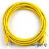Патч корд Ritar 1м, RJ-45, Cat.5e, CU, медь, желтый (03032)