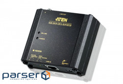 Video amplifier via Cat5 cable, compatible with KVM extenders and Video extenders (VE-550)