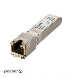 D-Link Accessory DEM-410T SFP+ 10GBASE-T Copper Transceiver RJ45 3.3V 780mA Retail
