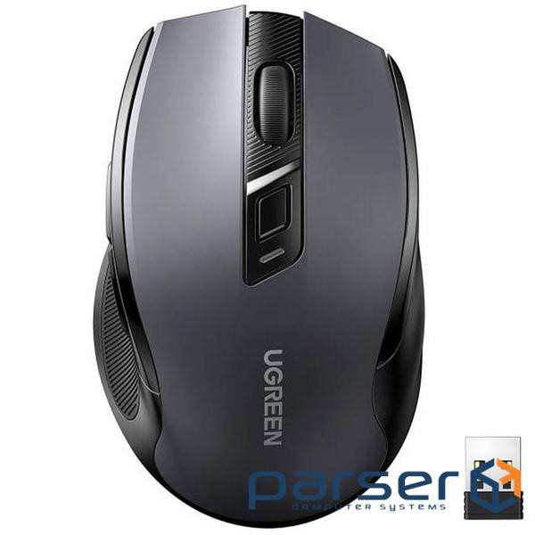 Миша UGREEN MU006 Ergonomic Bluetooth Gray (90855)