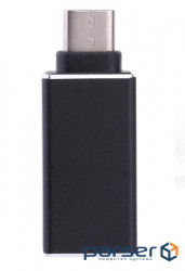 Adapter USB3.1 Type-C --> Micro USB (OTG) OEM, black (S0674)