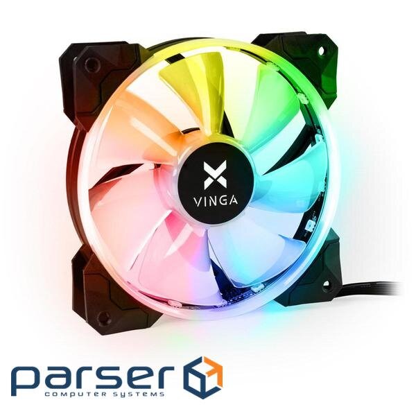 Кулер до корпусу Vinga RGB fan-02