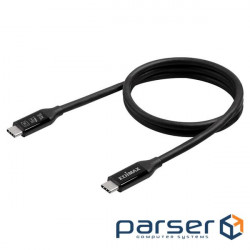 Cable Edimax UC4 V2 USB-C-USB-C Thunderbolt3, 1.0m Black Up to 240W, 20V/5A Max. (UC (UC4-010TB V2)