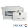 Шафа настінна GEAR 4U 19" 530x400x240 мм, grey (GWMSN-4U-530-400G)