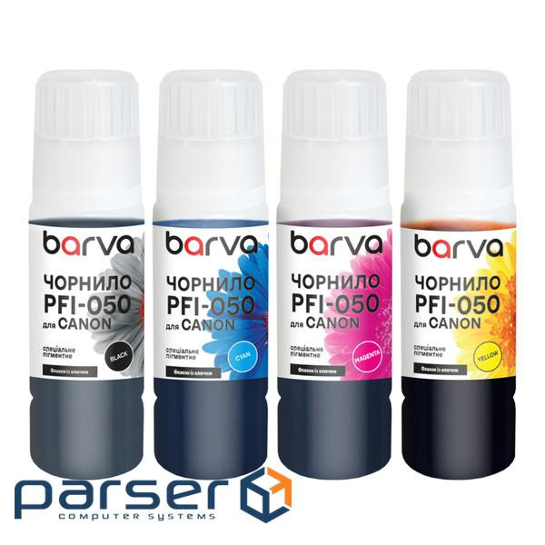 Чорнило Barva Canon PFI-050 4x70 мл, special, pigmented BK/C/M/Y OneKey (C050-070-MP)