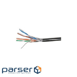 Кабель мережевий DCG FTP 305м , cat 5e, CCA, 4 pairs, 0.50mm, PE B, outside, black (159078)
