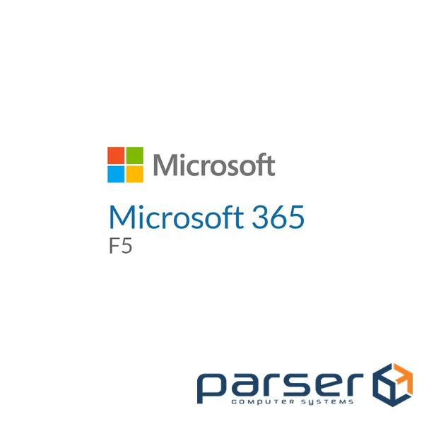 Офісний додаток Microsoft 365 F5 Security Add-on P1Y Annual License (CFQ7TTC0MBMD_0006_P1Y_A)