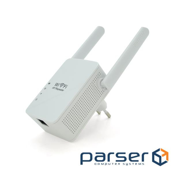Підсилювач WiFi сигналу з 2-ма антенами LV-WR13, живлення 220V, 300Mbps, IEEE 802.11b / g (LV-WR13W) 220V, 300Mbps, IEEE 802.11b / g (LV-WR13W)