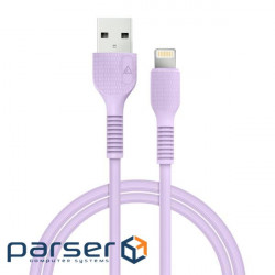Кабель ACCLAB AL-CBCOLOR-L1PP USB - Lightning (M/M), 1.2 м , Purple (1283126518218)