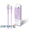 Кабель ACCLAB AL-CBCOLOR-L1PP USB - Lightning (M/M), 1.2 м , Purple (1283126518218)