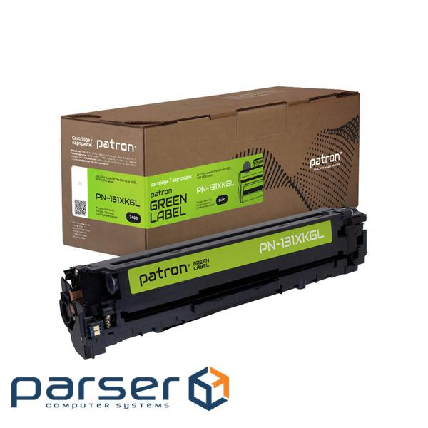 Картридж Patron HP 131X (CF210X) Green Label, black (PN-131XKGL)