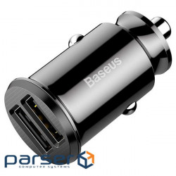 Зарядное устройство Baseus Grain Car Charger USB-A Black (CCALL-ML01)