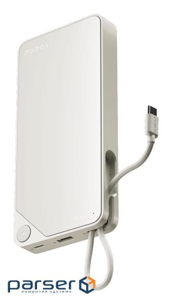 Портативний зарядний пристрій USB-C 20000MAH WHITE IP153W MOMAX