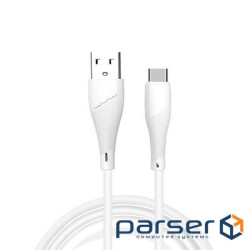 Кабель WUW-X196 USB Type-C 2,4А white (6972573335589)