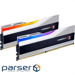 Модуль пам'яті G.SKILL Trident Z5 RGB Metallic Silver DDR5 6000MHz 32GB Ki (F5-6000J3238F16GX2-TZ5RS)