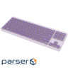 CANYON Keyboard OnType 10 Low Profile EN Wired Violet (CNS-HKB10V)