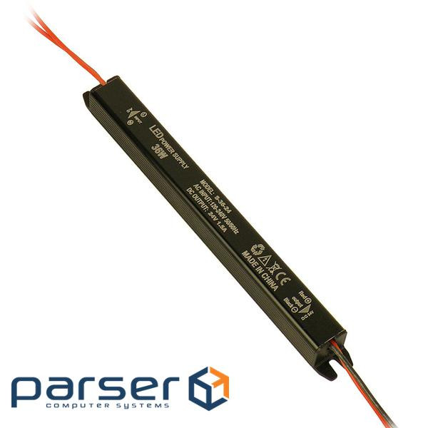 Імпульсний блок живлення герметичний PSW24-36 24В 1.5А (36Вт) IP20 (192*18*18) (S-36-24) ) IP20 (192*18*18) (S-36-24)