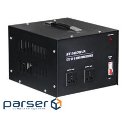 Перетворювач напруги трансформаторний універсальний ST-5000VA Input 220 V / Output 110V, Input 220 V