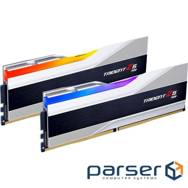 Модуль пам'яті G.SKILL Trident Z5 RGB Metallic Silver DDR5 6000MHz 32GB Ki (F5-6000J3040F16GX2-TZ5RS)