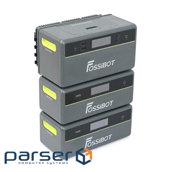 All-in-One Solar station FOSSiBOT FBP1200W+2Battery, APP Control, WiFi, 58 (FOSSiBOT F1200+2Battery)