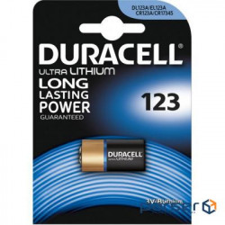 Battery Duracell CR 123 / DL 123 * 1 (5000394123106 / 5000784)