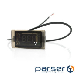 Цифровий вольтметр вологозахищений IP65, діапазон вимірювань 4 -30V, Blue (YT-WDV / IP65-4 -30V-Be) 4 -30V, Blue (YT-WDV