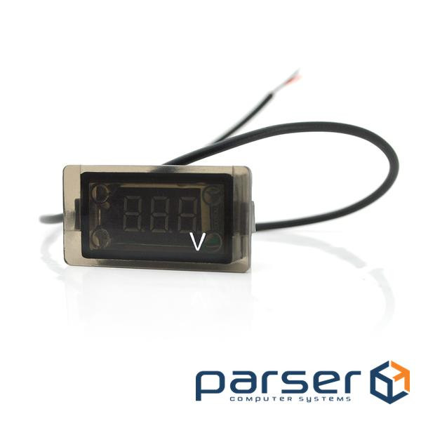 Цифровий вольтметр вологозахищений IP65, діапазон вимірювань 4 -30V, Blue (YT-WDV / IP65-4 -30V-Be) 4 -30V, Blue (YT-WDV / IP65-4 -30V-Be)