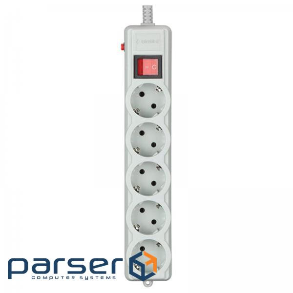 Мережевий фільтр, сiрий, 4,5 м кабель, 5 розеток (SPG5-G-15G-PRO) (SPG5-G-15G-PRO)