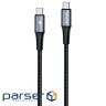 Кабель Proove WireX Pro Type-C to Type-C 100W (1.5m) black (CCWX11002201)