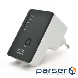 Підсилювач WiFi сигналу з вбудованою антеною LV-WR02В, харчування 220V, 300Mbps, IEEE 802.11b/g/n, 2.4