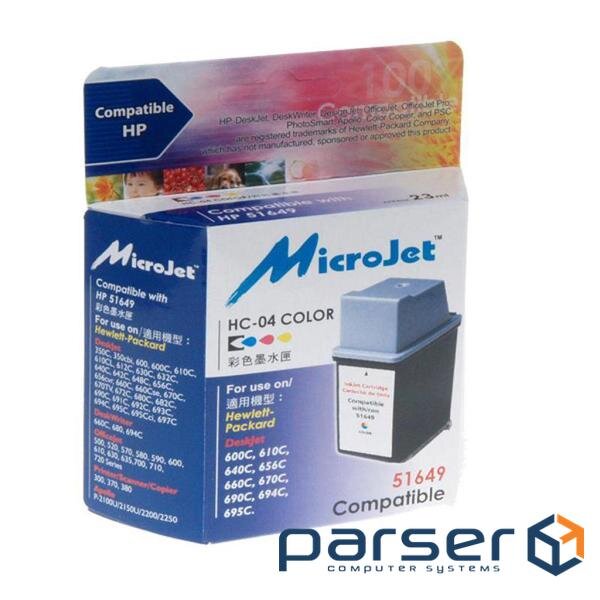 Картридж Microjet для HP №49 Color (HC-04)